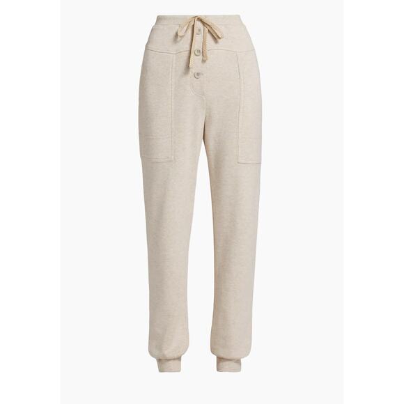 Ulla Johnson Call Sweat Pant in Oatmeal Melange M - Picture 7 of 7